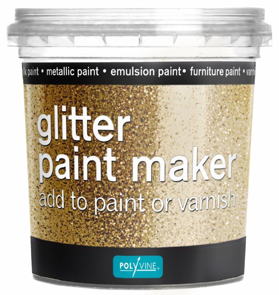 GLITTER PAINT MAKER GOLD 75G POLYVINE 